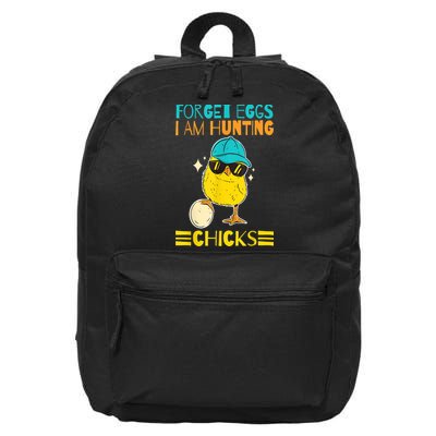 Easter Outfit Forget Eggs I'm Hunting Chicks 16 in Basic Backpack