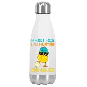 Easter Outfit Forget Eggs I'm Hunting Chicks Stainless Steel Insulated Water Bottle