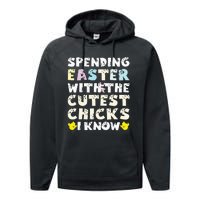 Easter Outfit For  Funny Cutest Chicks Performance Fleece Hoodie