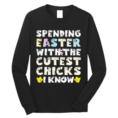 Easter Outfit For  Funny Cutest Chicks Long Sleeve Shirt