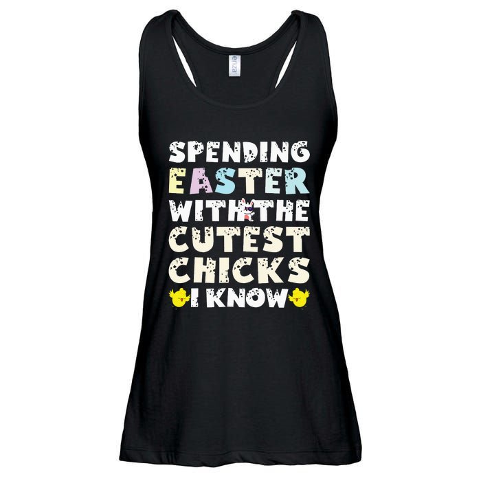 Easter Outfit For  Funny Cutest Chicks Ladies Essential Flowy Tank