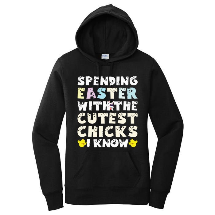 Easter Outfit For  Funny Cutest Chicks Women's Pullover Hoodie