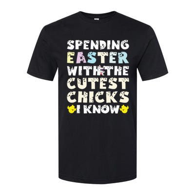 Easter Outfit For  Funny Cutest Chicks Softstyle CVC T-Shirt