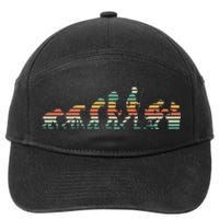 Evolution Of Gamer 7-Panel Snapback Hat