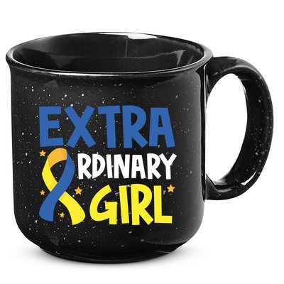Extra Ordinary Girl Down Syndrome Awareness 15oz Campfire Ceramic Mug