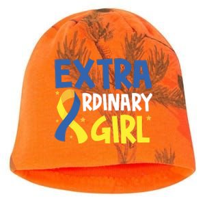 Extra Ordinary Girl Down Syndrome Awareness Kati - Camo Knit Beanie