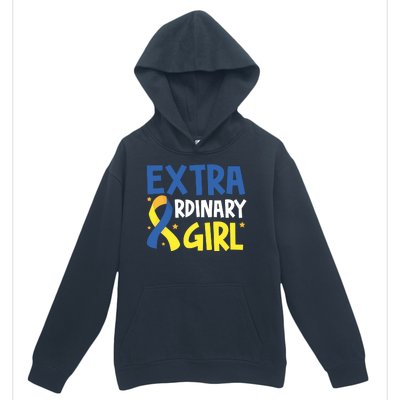 Extra Ordinary Girl Down Syndrome Awareness Urban Pullover Hoodie