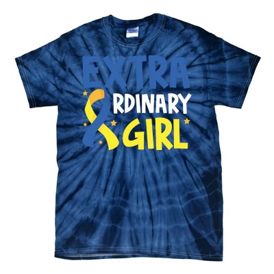 Extra Ordinary Girl Down Syndrome Awareness Tie-Dye T-Shirt