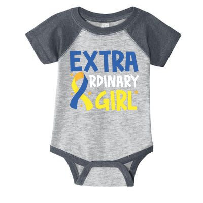 Extra Ordinary Girl Down Syndrome Awareness Infant Baby Jersey Bodysuit