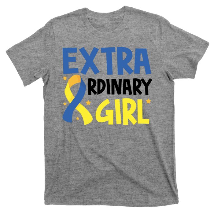 Extra Ordinary Girl Down Syndrome Awareness T-Shirt