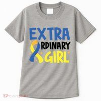 Extra Ordinary Girl Down Syndrome Awareness Tall T-Shirt