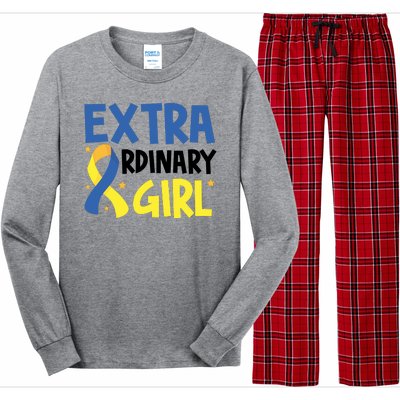 Extra Ordinary Girl Down Syndrome Awareness Long Sleeve Pajama Set