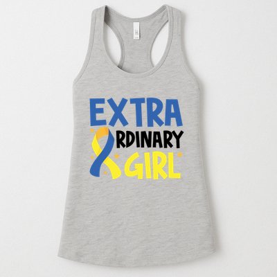 Extra Ordinary Girl Down Syndrome Awareness Womens Tank Top