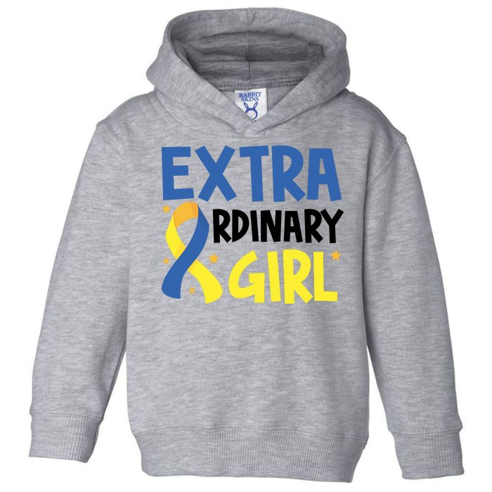 Extra Ordinary Girl Down Syndrome Awareness Toddler Hoodie