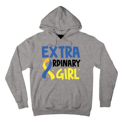 Extra Ordinary Girl Down Syndrome Awareness Tall Hoodie