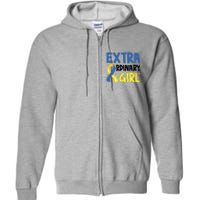 Extra Ordinary Girl Down Syndrome Awareness Full Zip Hoodie