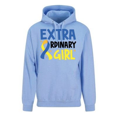 Extra Ordinary Girl Down Syndrome Awareness Unisex Surf Hoodie