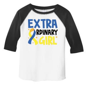 Extra Ordinary Girl Down Syndrome Awareness Toddler Fine Jersey T-Shirt