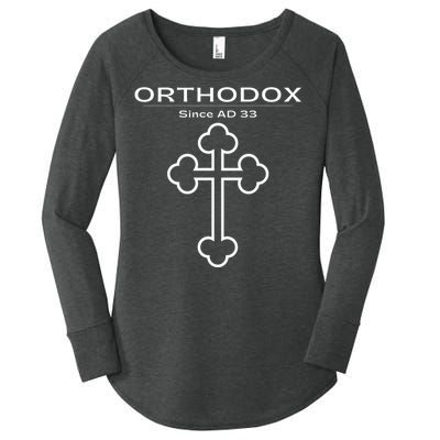 Eastern Orthodox Gift Since AD 33 Women's Perfect Tri Tunic Long Sleeve Shirt