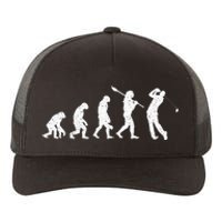 Evolution Of Golfer Dad Grandpa Golfing Lover Golf Player Yupoong Adult 5-Panel Trucker Hat