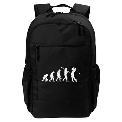 Evolution Of Golfer Dad Grandpa Golfing Lover Golf Player Daily Commute Backpack