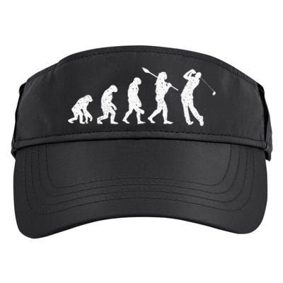 Evolution Of Golfer Dad Grandpa Golfing Lover Golf Player Adult Drive Performance Visor