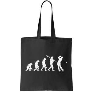 Evolution Of Golfer Dad Grandpa Golfing Lover Golf Player Tote Bag