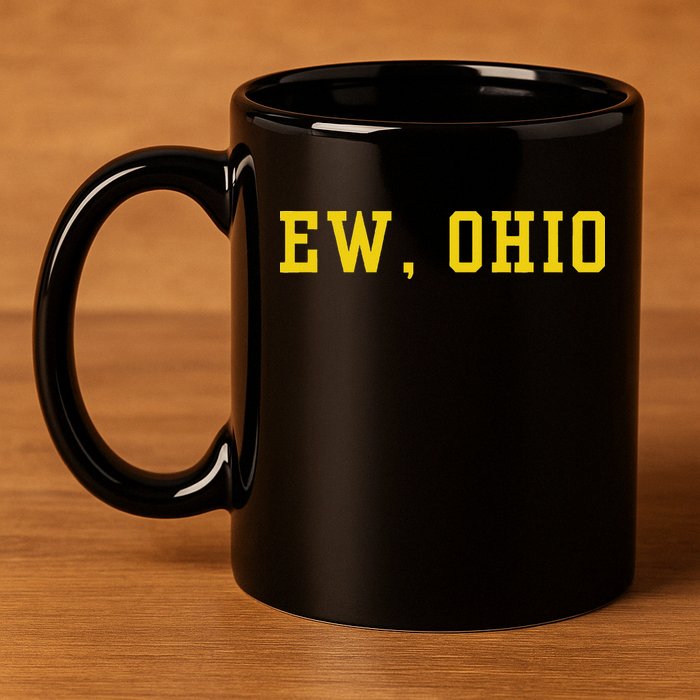 Ew Ohio Generation Z & Gen Alpha Brain Rot Funny Slang 11oz C Handle Ceramic Mug