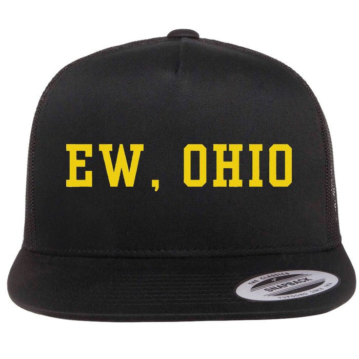 Ew Ohio Generation Z & Gen Alpha Brain Rot Funny Slang Flat Bill Trucker Hat