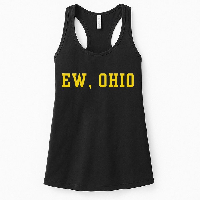 Ew Ohio Generation Z & Gen Alpha Brain Rot Funny Slang Womens Tank Top