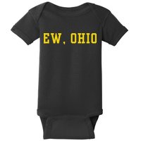 Ew Ohio Generation Z & Gen Alpha Brain Rot Funny Slang Baby Bodysuit