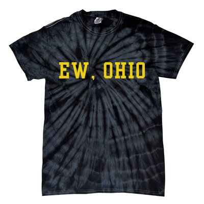 Ew Ohio Generation Z & Gen Alpha Brain Rot Funny Slang Tie-Dye T-Shirt