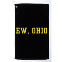 Ew Ohio Generation Z & Gen Alpha Brain Rot Funny Slang Golf Towel