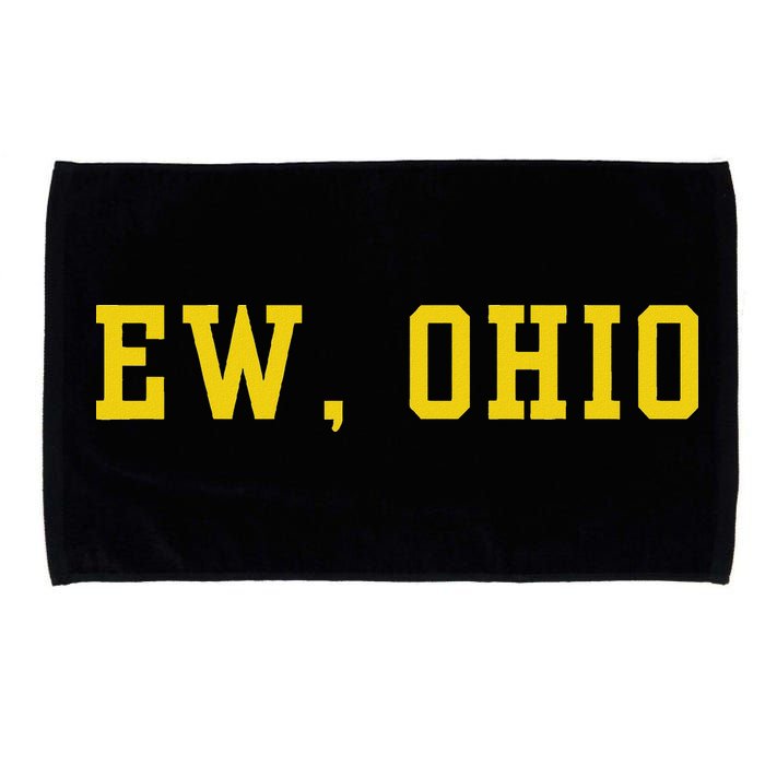 Ew Ohio Generation Z & Gen Alpha Brain Rot Funny Slang Microfiber Hand Towel