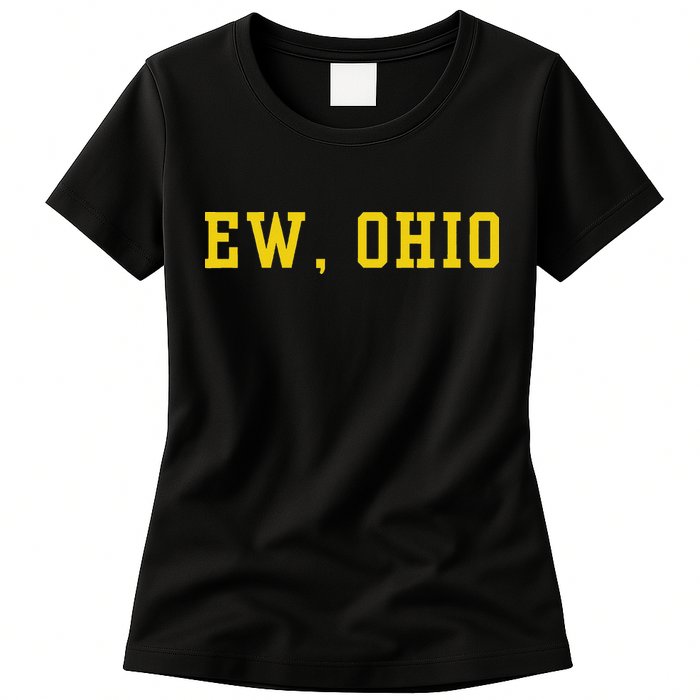 Ew Ohio Generation Z & Gen Alpha Brain Rot Funny Slang Womens T-Shirt