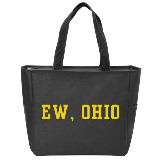 Ew Ohio Generation Z & Gen Alpha Brain Rot Funny Slang Zip Tote Bag