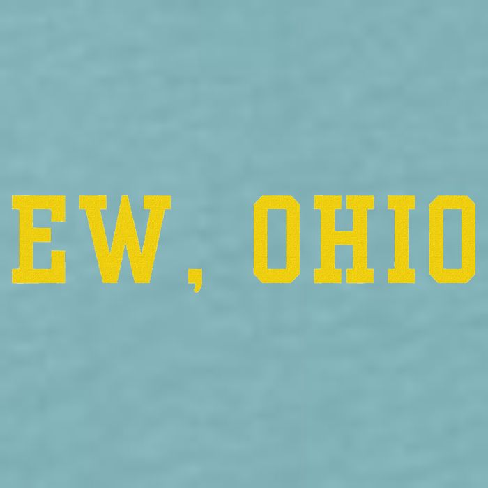 Ew Ohio Generation Z & Gen Alpha Brain Rot Funny Slang Sueded Cloud Jersey T-Shirt