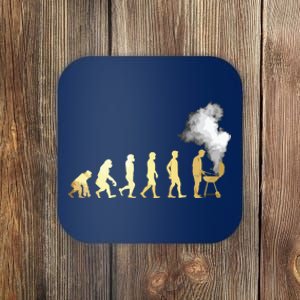 Evolution Of Grill Master Grilling Gifts I Do BBQ Coaster