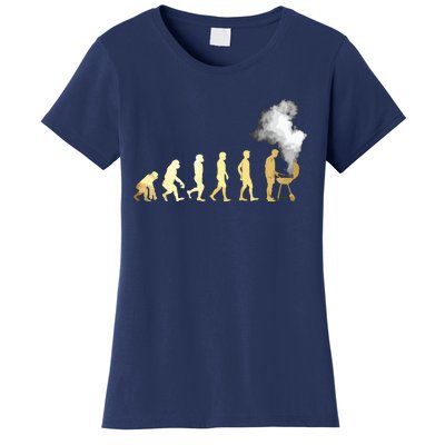 Evolution Of Grill Master Grilling Gifts I Do BBQ Women's T-Shirt