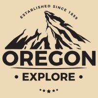 Explore Oregon Graphic Mountain Bag