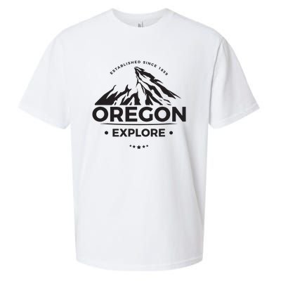 Explore Oregon Graphic Mountain Sueded Cloud Jersey T-Shirt