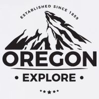 Explore Oregon Graphic Mountain Garment-Dyed Sweatshirt