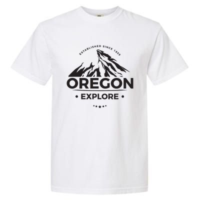 Explore Oregon Graphic Mountain Garment-Dyed Heavyweight T-Shirt