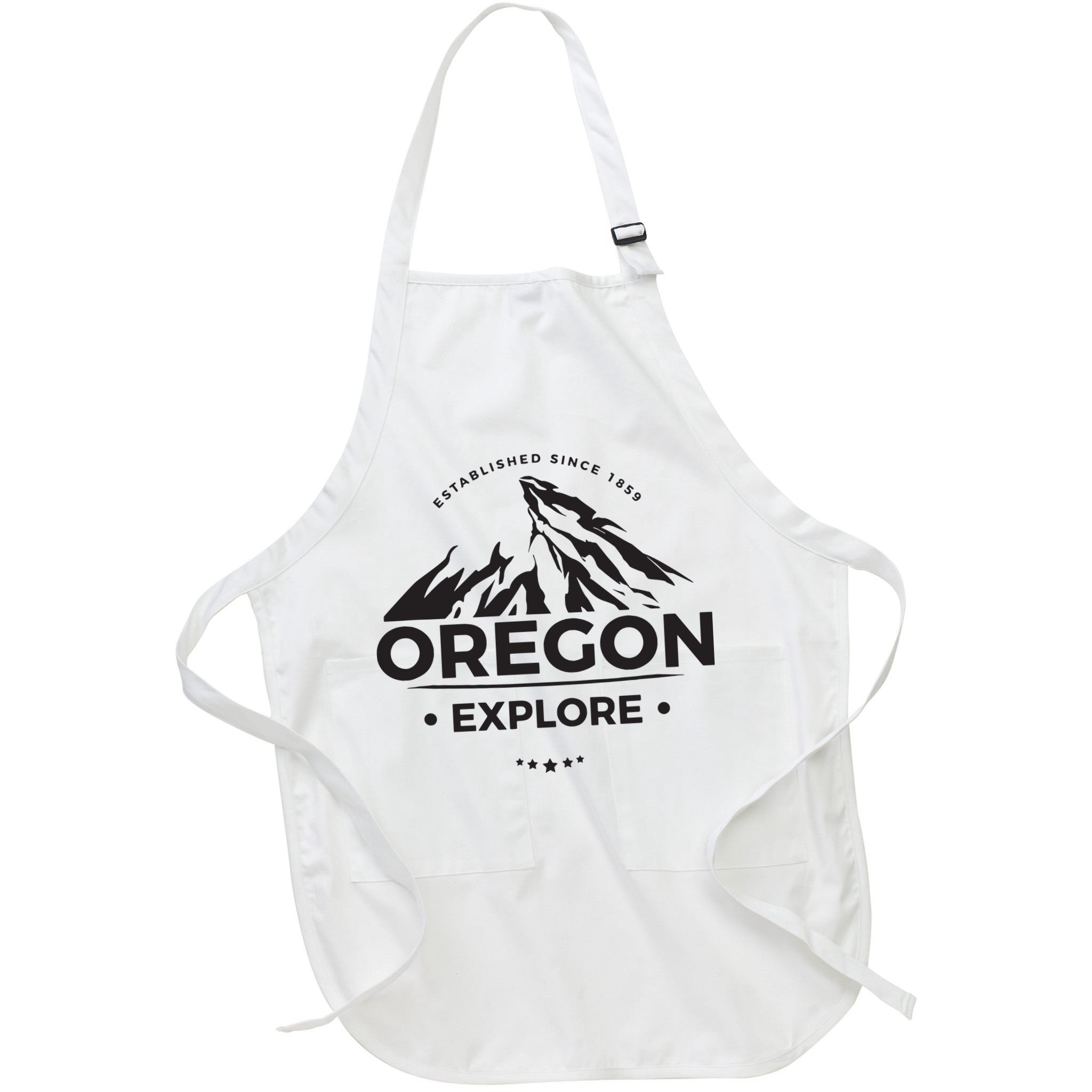 Explore Oregon Graphic Mountain Apron