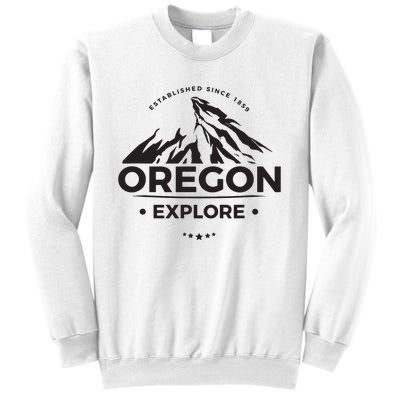 Explore Oregon Graphic Mountain Sweatshirt