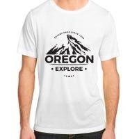 Explore Oregon Graphic Mountain Adult ChromaSoft Performance T-Shirt