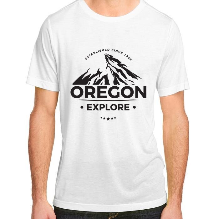 Explore Oregon Graphic Mountain Adult ChromaSoft Performance T-Shirt