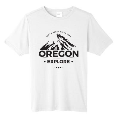 Explore Oregon Graphic Mountain Tall Fusion ChromaSoft Performance T-Shirt