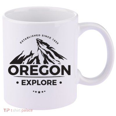 Explore Oregon Graphic Mountain 11oz C Handle Ceramic Mug