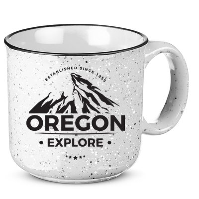 Explore Oregon Graphic Mountain 15oz Campfire Ceramic Mug